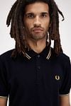 Fred Perry Polo M3600 Navy W53 Model / Detail