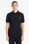 Fred Perry Polo Shirt Basic Navy Model / Voorkant