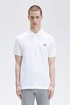Fred Perry Poloshirt White Model / Voorkant