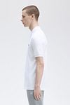 Fred Perry Poloshirt White Model / Zijkant