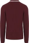 Fred Perry Langarm-Poloshirt Bordeaux 597 Product / Achterkant