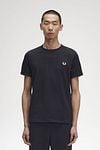 Fred Perry T-Shirt Zwart M3519 Model / Voorkant