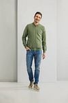 State Of Art Cardigan Zip Green Model / Voorkant