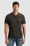 PME Legend Polo Shirt Knitted Beluga Green Model / Voorkant