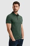 PME Legend Polo Shirt Jacquard Jersey Olive Green Model / Zijkant