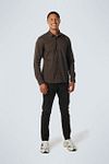 No Excess Shirt Print Caramel Model / Voorkant