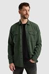 PME Legend Shirt Flanel Herringbone Green Model / Voorkant