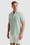 Vanguard Short Sleeve Shirt Linen Green Model / Zijkant