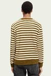 Scotch and Soda Knitted Sweater Dark Green Model / Achterkant
