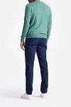 King Essentials The John Pullover Merino Green Model / Achterkant