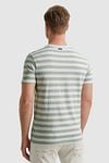 Vanguard T-Shirt Stripes Green Model / Achterkant