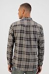 Dstrezzed Chenille Shirt Checks Grey Model / Achterkant