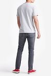 King Essentials The Shawn T-Shirt Grey Model / Achterkant