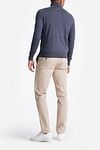 King Essentials The Michael Half Zip Pull Merino Anthracite Model / Achterkant