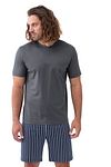 Mey Pyjama Portimo Short Gris Model / Voorkant