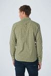 No Excess Overhemd Print Groen Model / Achterkant