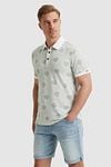 Vanguard Piqué Polo Print Lichtgroen Model / Zijkant