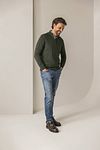 State Of Art Half Zip Trui Woods Donkergroen Model / Voorkant
