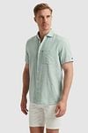 Vanguard Short Sleeve Hemd Leinen Grün Model / Zijkant