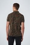 No Excess Polo Druck Army Grün Model / Achterkant