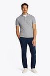 Tommy Hilfiger Linen Piqué Polo Shirt Grün Model / Voorkant