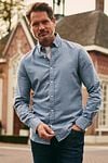 Suitable Hemd Flanel Hellblau Model / Voorkant