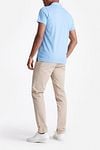 King Essentials The James Poloshirt Mid Blau Model / Achterkant