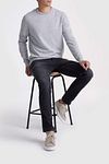King Essentials The John Pull Merino Gris  Model / Voorkant