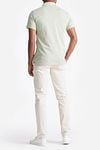 King Essentials The James Polo Shirt Sage Green Model / Achterkant