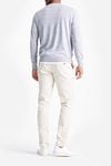 King Essentials The John Pullover Merino Lichtgrijs Model / Achterkant