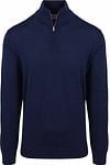 King Essentials The Michael Half Zip Pull Merino Navy KM111030003-B025T order online | Suitable