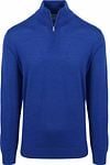 King Essentials The Michael Half Zip Pull Merino Royal Blauw KM111030003-B046T kopen | Suitable