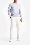 King Essentials The John Pullover Merino Lichtgrijs Model / Voorkant