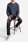 King Essentials The John Pullover Merino Antraciet Model / Voorkant