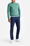 King Essentials The John Pullover Merino Green Model / Voorkant