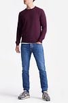 King Essentials The John Pullover Merino Burgundy Model / Voorkant