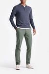 King Essentials The Robert Long Sleeve Polo Shirt Merino Anthracite Model / Voorkant