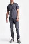 King Essentials The James Polo Shirt Anthracite Model / Voorkant