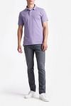 King Essentials The James Polo Shirt Purple Model / Voorkant