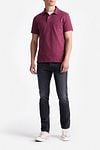 King Essentials The James Polo Shirt Burgundy Model / Voorkant