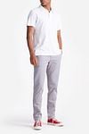 King Essentials The James Poloshirt Wit Model / Voorkant