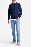 King Essentials The George Sweater Navy Model / Voorkant