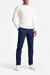 King Essentials The George Sweater Ecru Model / Voorkant