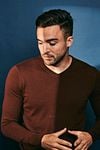 Suitable Respect Vinir Pullover Bordeaux Model / Voorkant