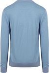 KnowledgeCotton Apparel Pullover Wool Light Blue Product / Achterkant