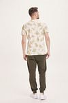 KnowledgeCotton Apparel Teak Sweatpants Dark Green Model / Achterkant