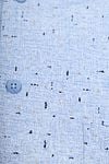 Ledub Overhemd Print Lichtblauw Borstzak Product / Detail