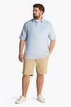 Tommy Hilfiger Big & Tall Polo Shirt Light Blue Model / Voorkant