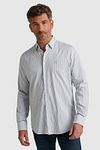 Vanguard Shirt Stripes Light Blue Model / Voorkant