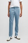 BOSS Satin Chino Light Blue Model / Voorkant